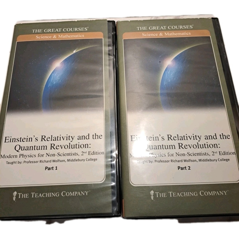 The Great Courses Einstein's Relativity & The Quantum Revolution DVD & Guidebook